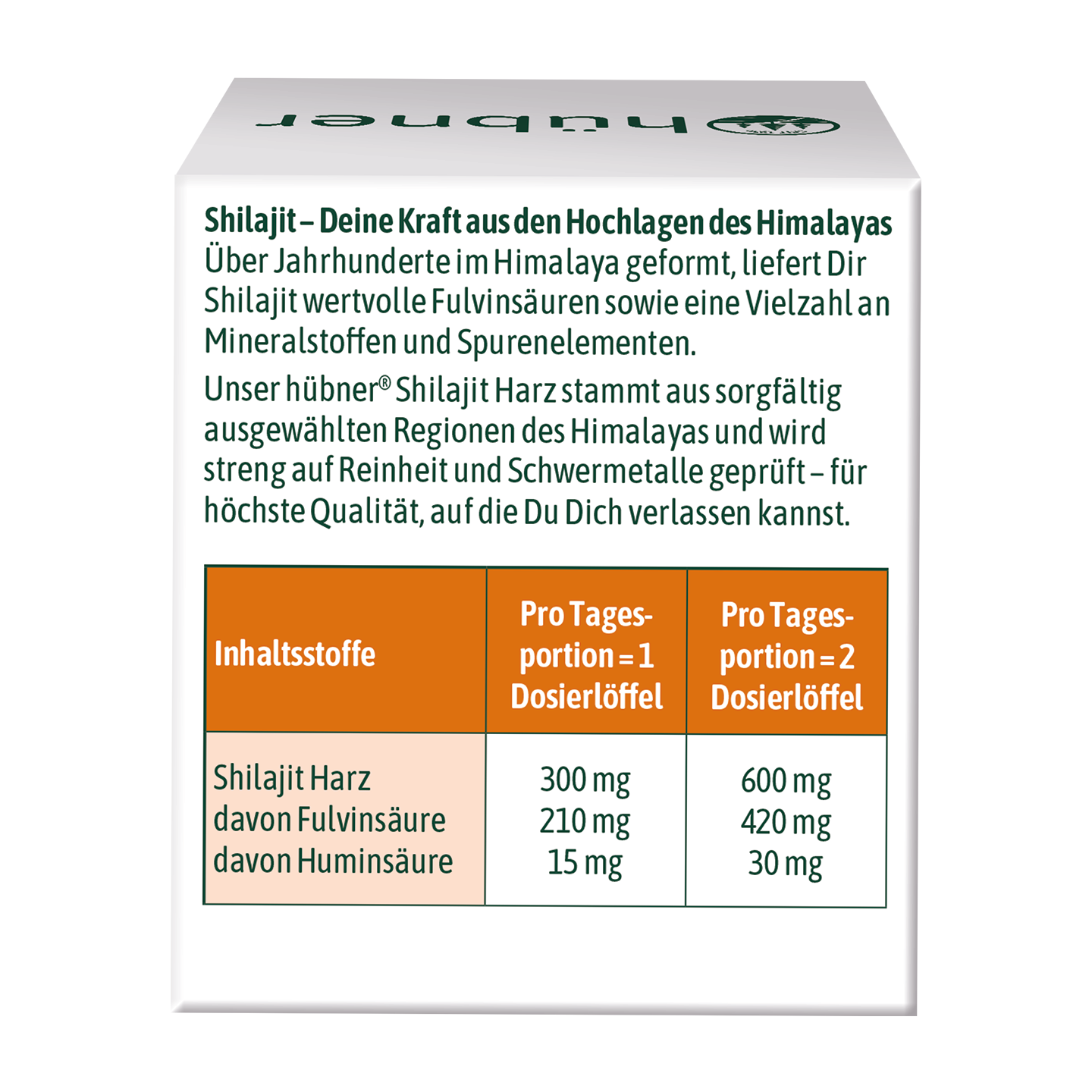 hübner® Shilajit