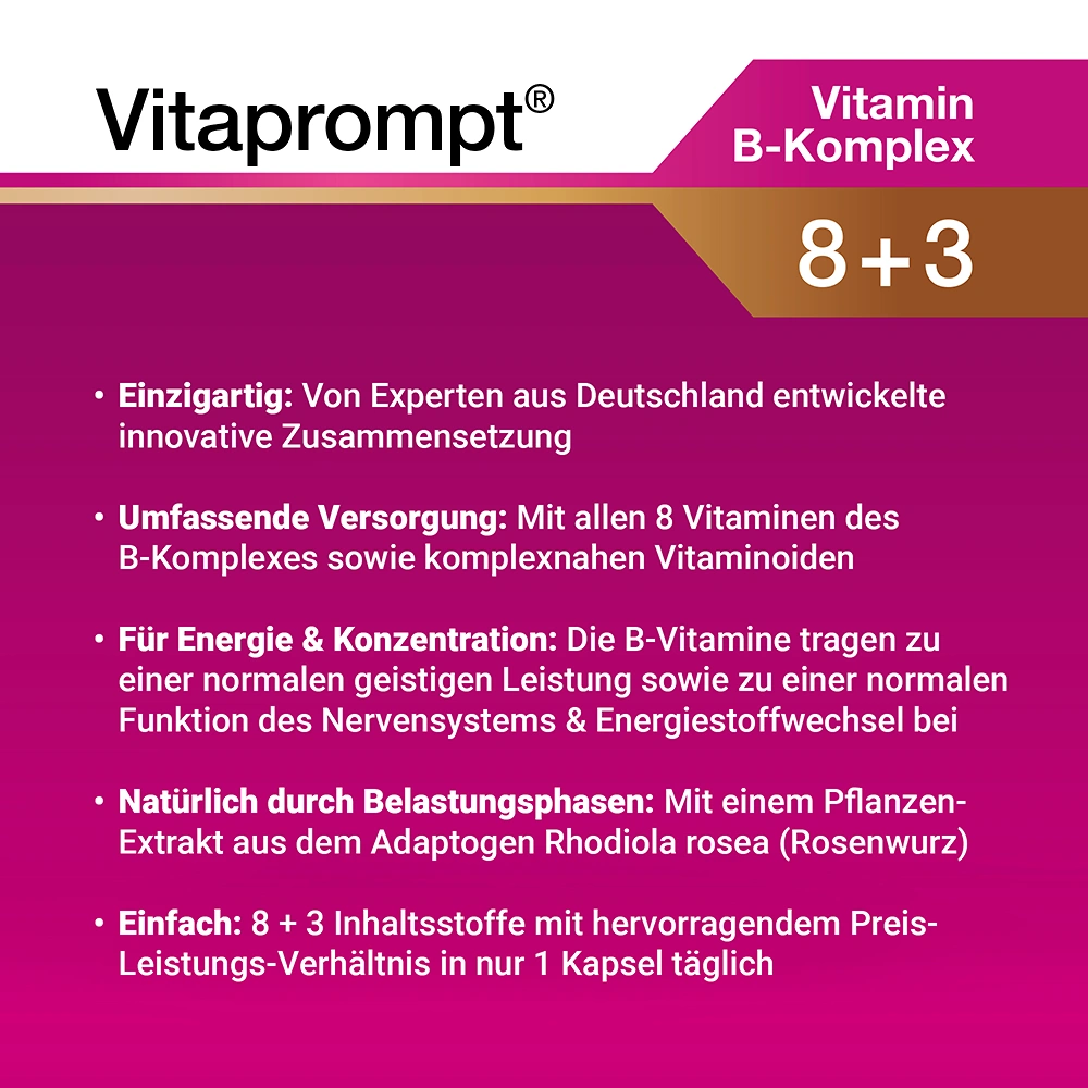 Vitaprompt® Vitamin B-Komplex 8+3