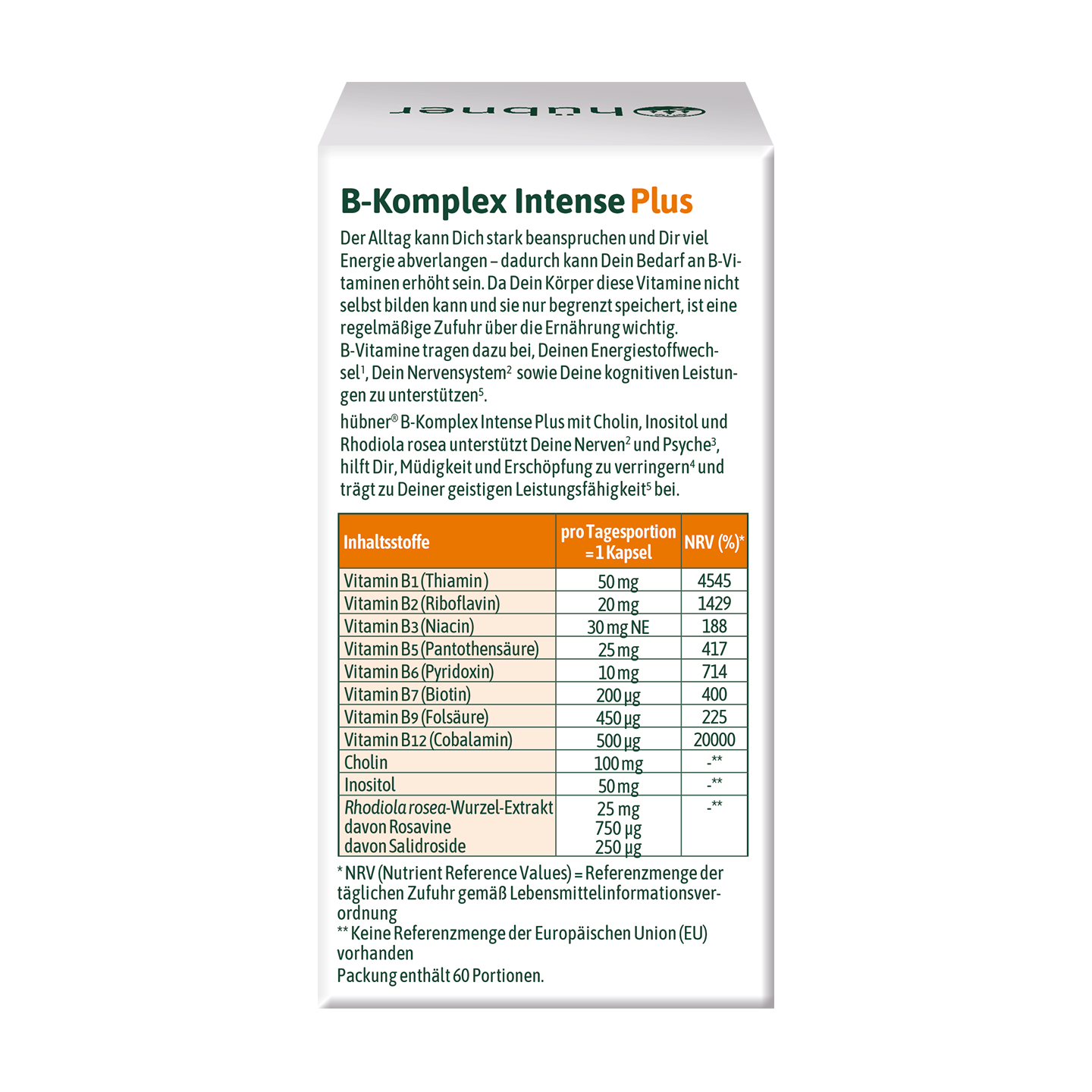 hübner® B-Komplex Intense Plus