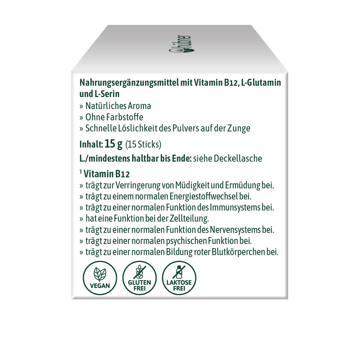 hübner® Vitamin B12 Vita Pocket Power 500 – 15 Stk.