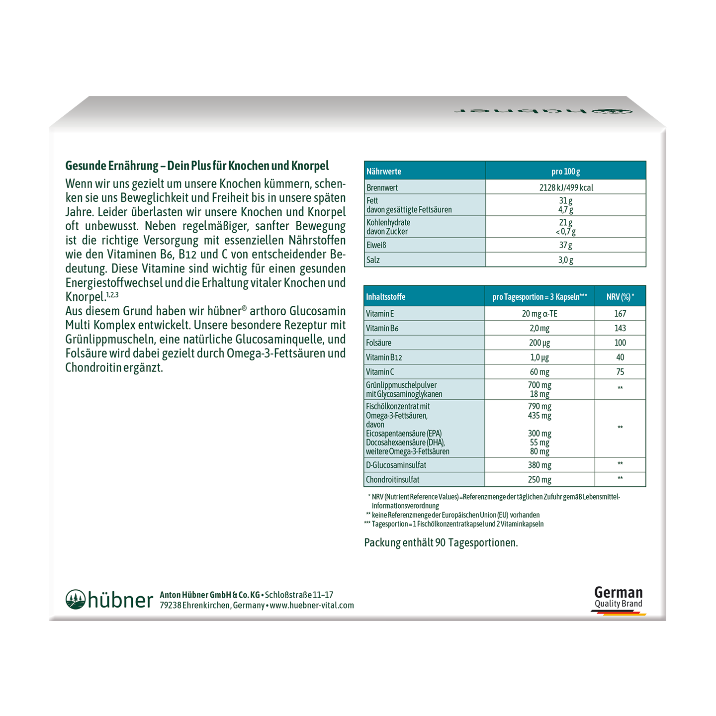 arthoro Glucosamin Multi Komplex