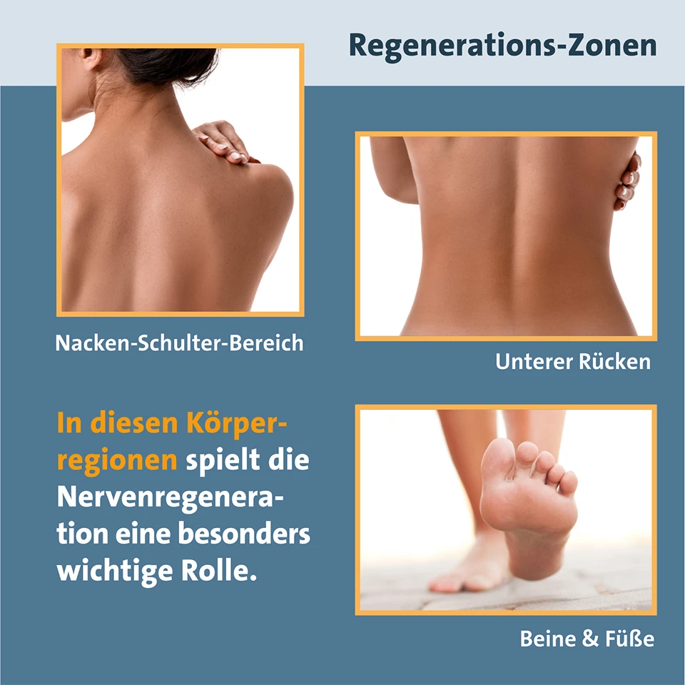 Keltican® forte - 3 Beispiele der Regenerations-Zonen