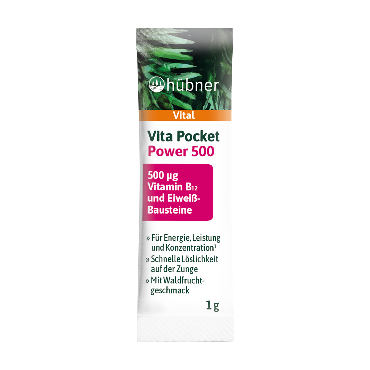 hübner® Vitamin B12 Vita Pocket Power 500 – 15 Stk.