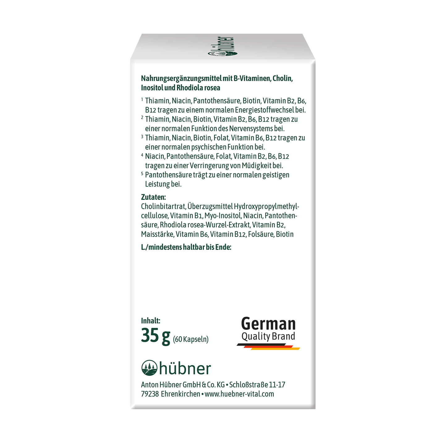 hübner® B-Komplex Intense Plus