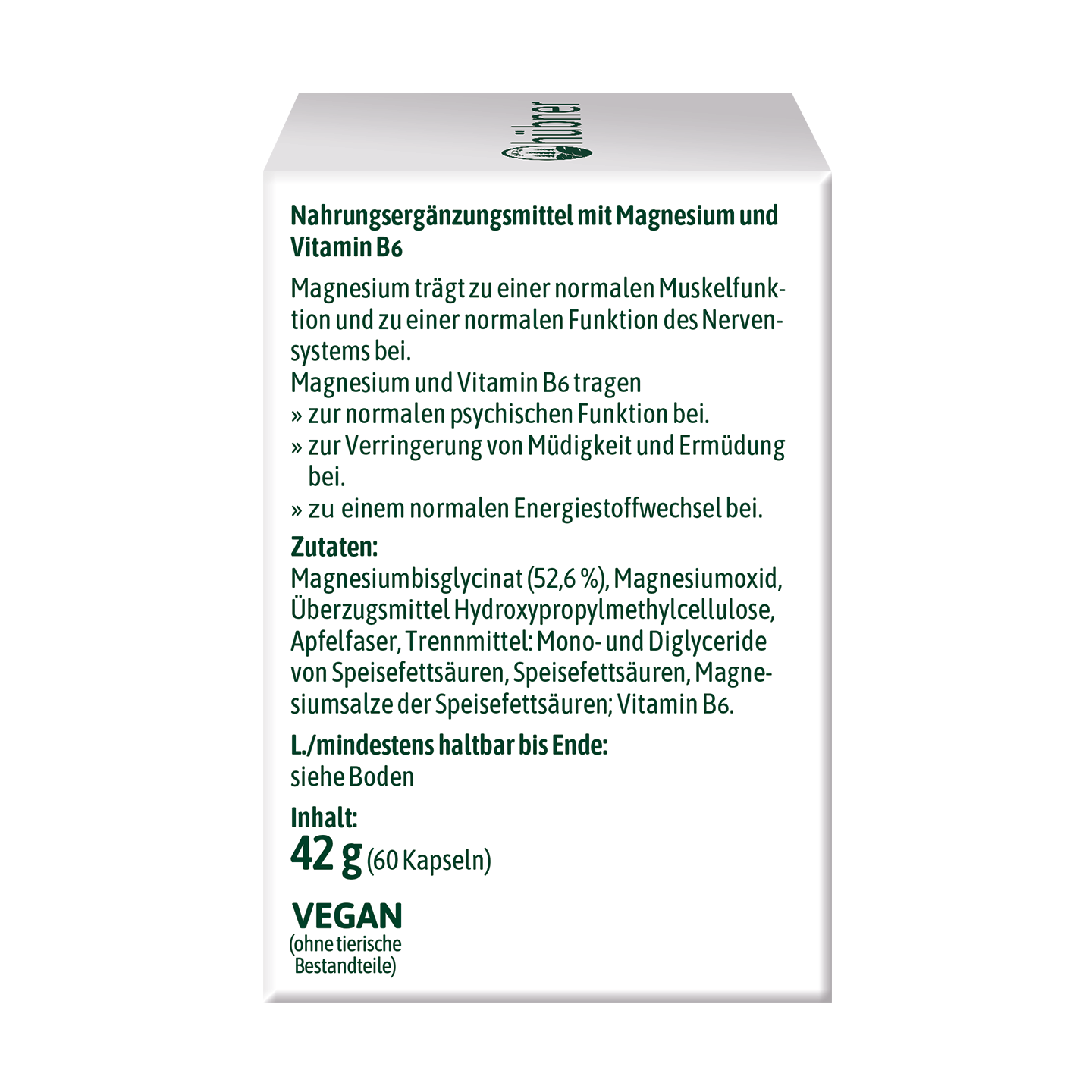 hübner® Magnesium Bisglycinat Komplex