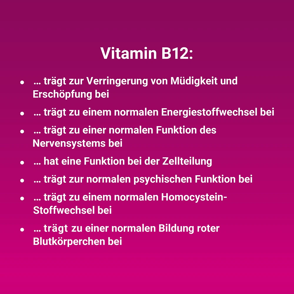 Vitaprompt® B12 500 µg Direktsticks mit Eiweißbausteinen - 20 Stück