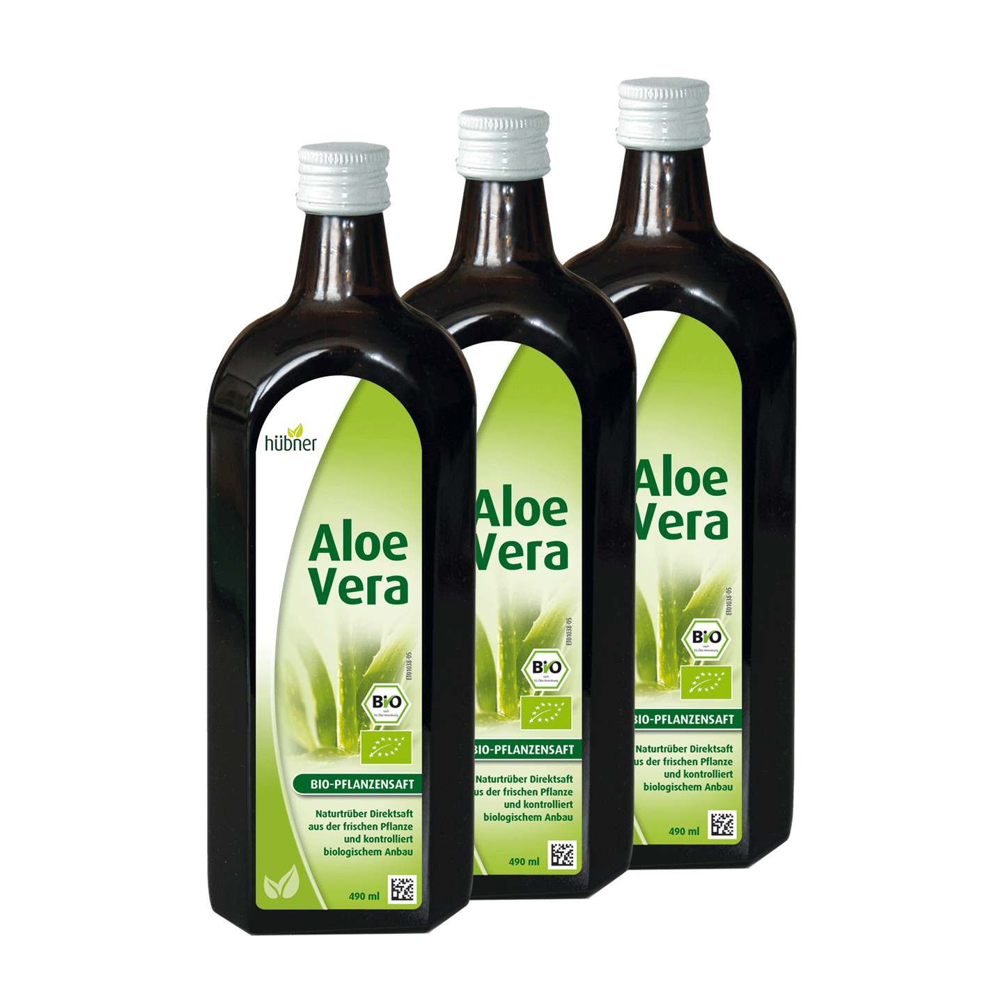 ALOE VERA BIO-Pflanzensaft naturtrüb 3 Flaschen